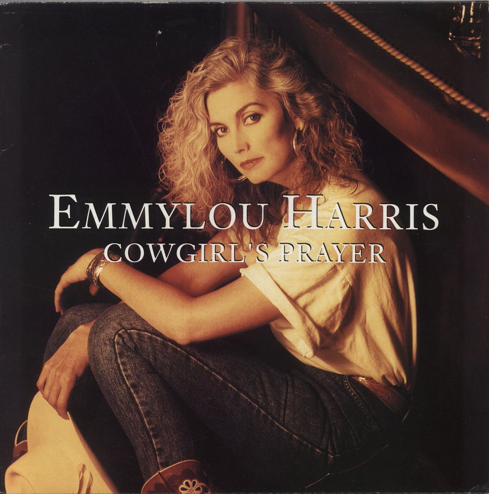 Emmylou Harris Cowgirl's Prayer UK vinyl LP album (LP record) GRALP101