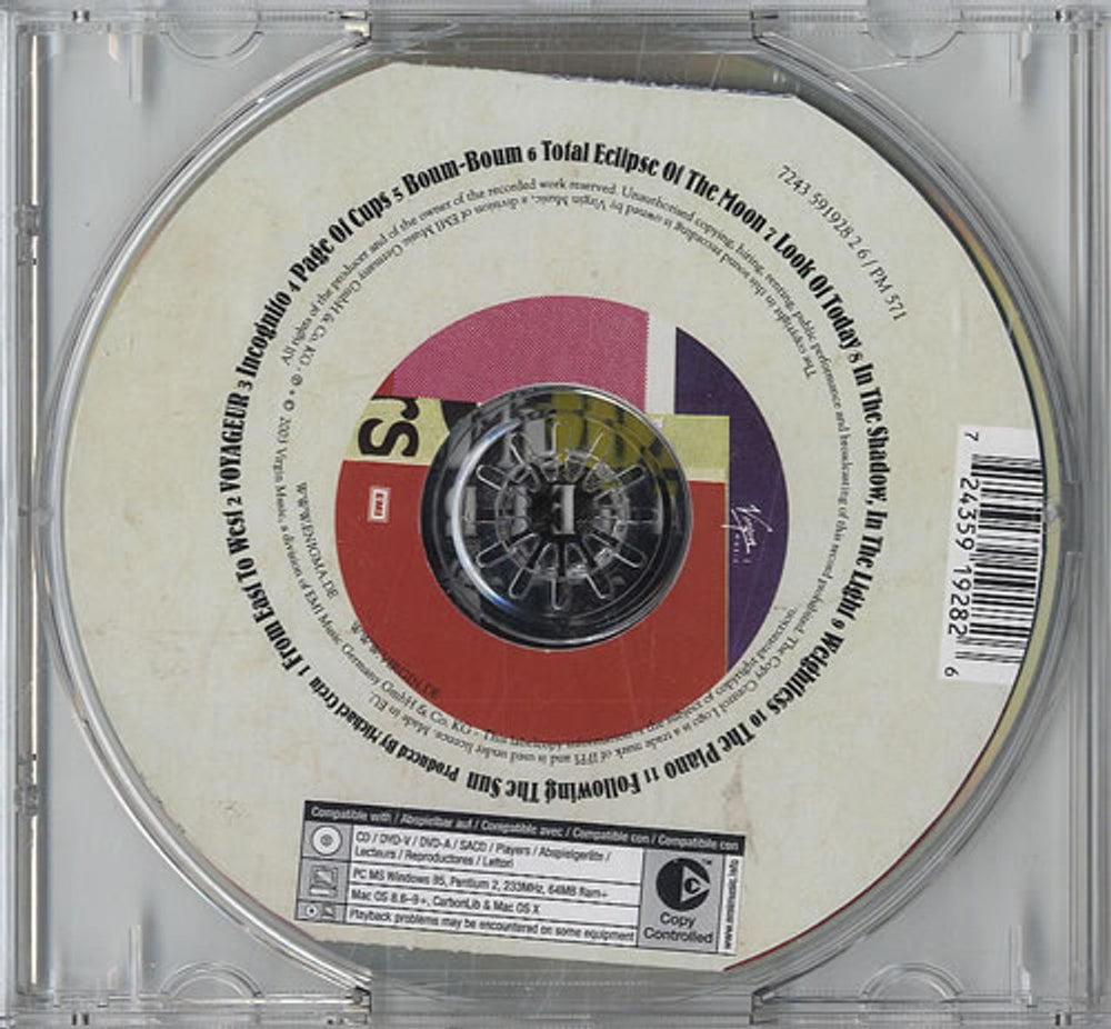 Enigma Voyageur German CD single (CD5 / 5") ENIC5VO552031