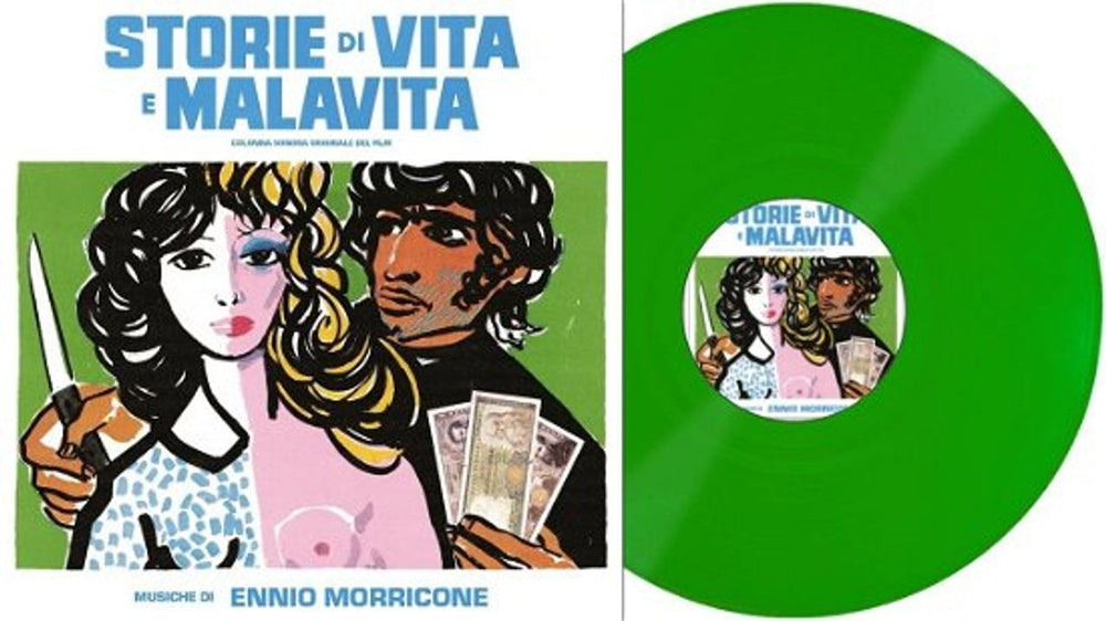 Ennio Morricone Storie Di Vita E Malavita - Green Vinyl - RSD 2024 - Sealed UK vinyl LP album (LP record) ENMLPST834533