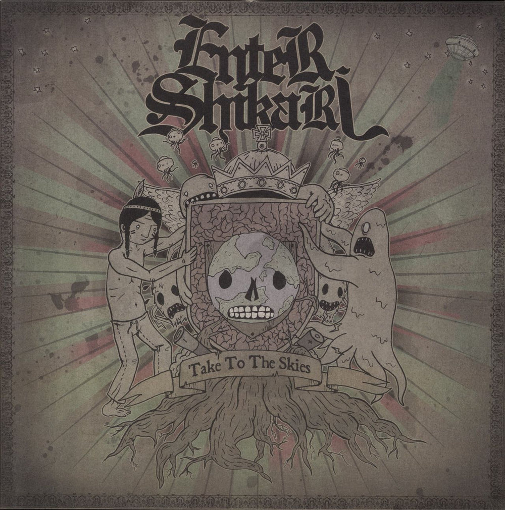 Enter Shikari Take To The Skies - 180gm Clear Vinyl UK 2-LP vinyl record set (Double LP Album) LPAMBR001