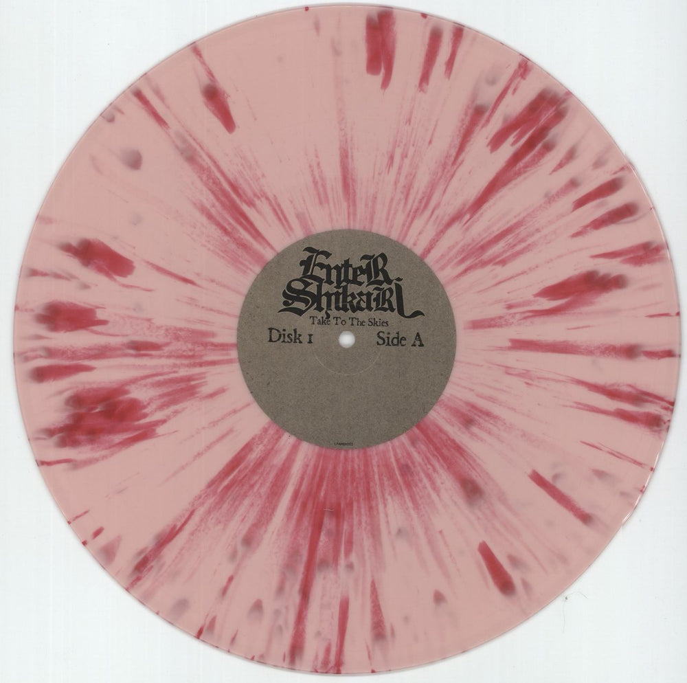 Enter Shikari Take To The Skies - Pink With Berry Splatter Vinyl UK 2-LP vinyl record set (Double LP Album) ESH2LTA869171