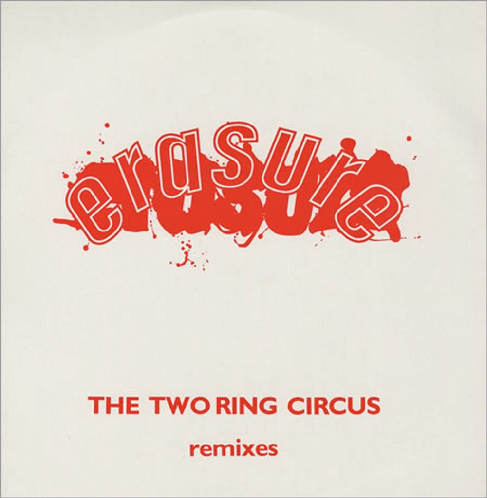 Erasure The Two Ring Circus Remixes UK Promo 2-LP vinyl record set (Double LP Album) LSTUMM35