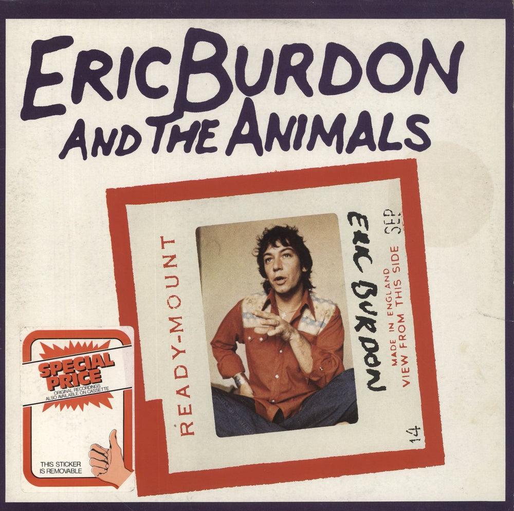 Eric Burdon & The Animals Eric Burdon And The Animals UK vinyl LP album (LP record) SPELP40