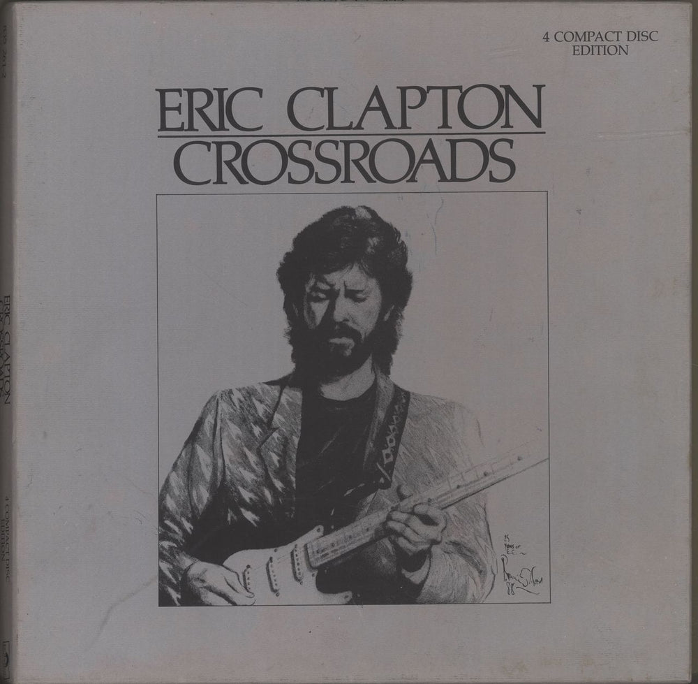 Eric Clapton Crossroads - 12" x 12" Box Dutch CD Album Box Set 835261-2