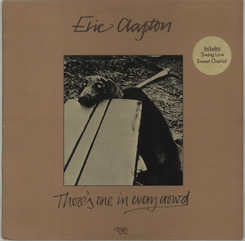 Eric Clapton There's One In Every Crowd + Insert + stickered UK vinyl LP album (LP record) 2479132