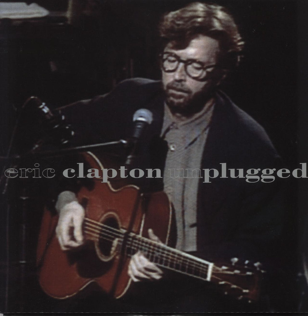 Eric Clapton Unplugged UK vinyl LP album (LP record) WX480