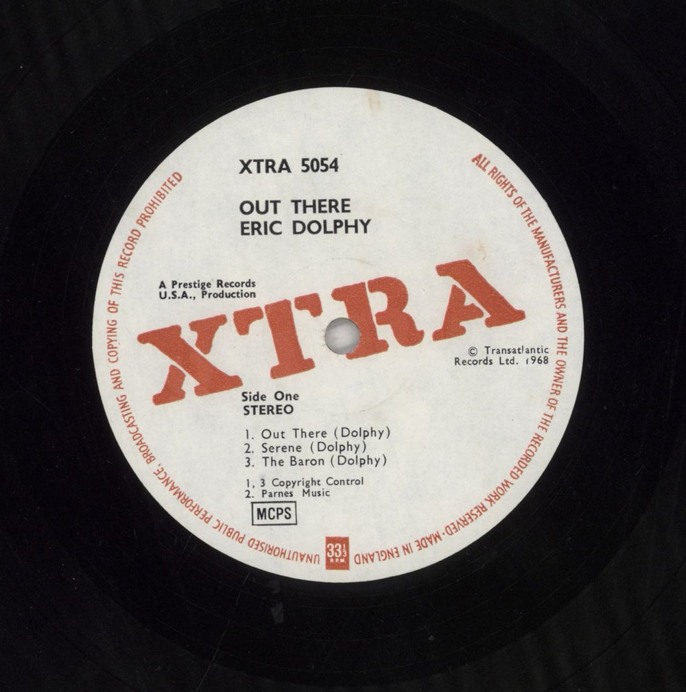Eric Dolphy Out There UK vinyl LP album (LP record) EDPLPOU704633