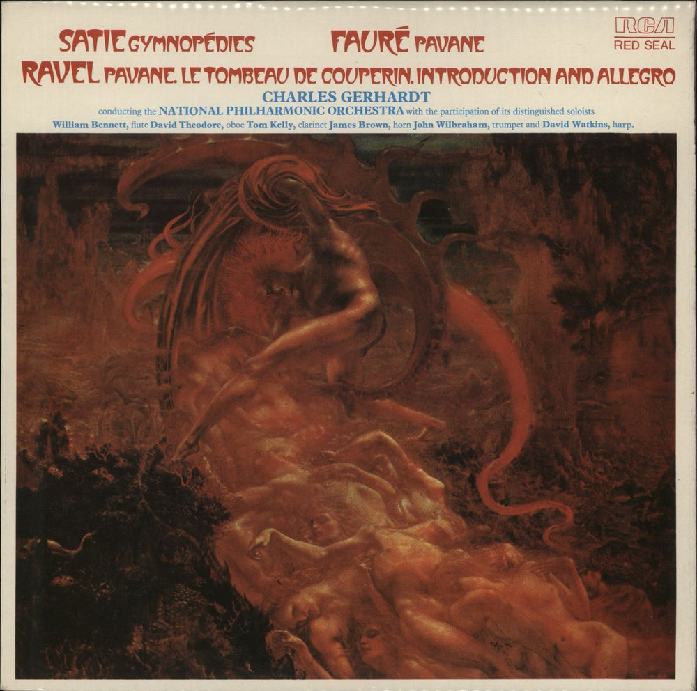 Erik Satie Satie: Gymnopédies, Fuare: Pavane, Ravel: Le Tombeau De Couperin UK vinyl LP album (LP record) RL25094