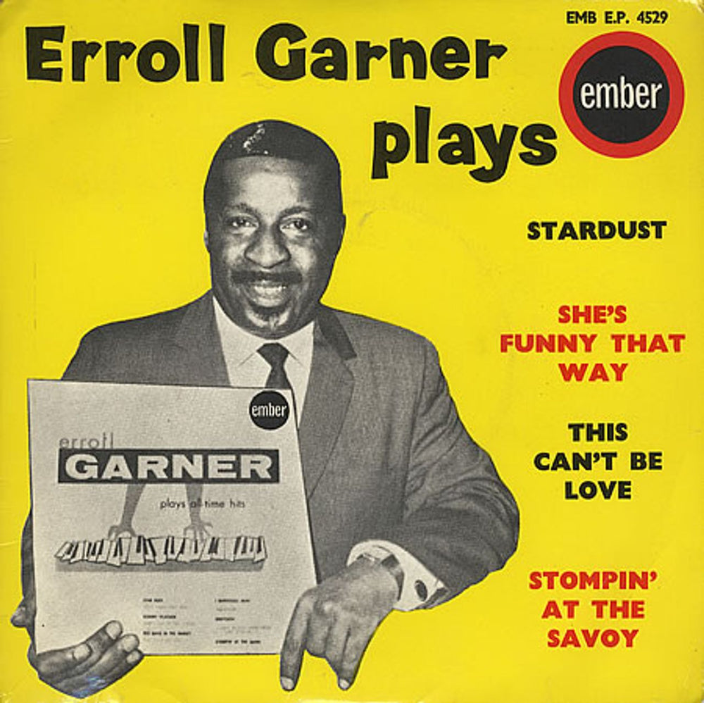 Erroll Garner Erroll Garner Plays UK 7" vinyl single (7 inch record / 45) EMBE.P.4529