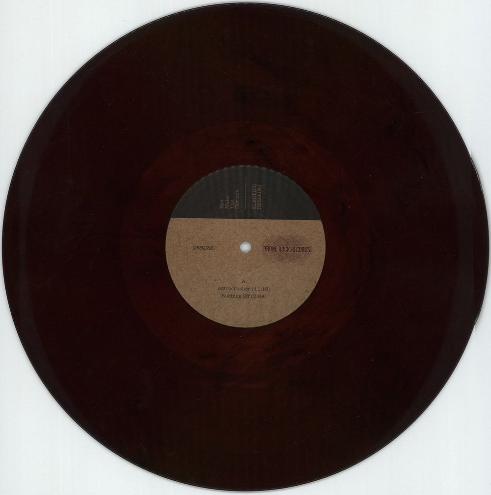 Eye Make The Horizon Electric Remains - Transparent Red & Black Marble Vinyl UK vinyl LP album (LP record) 9YMLPEL871957