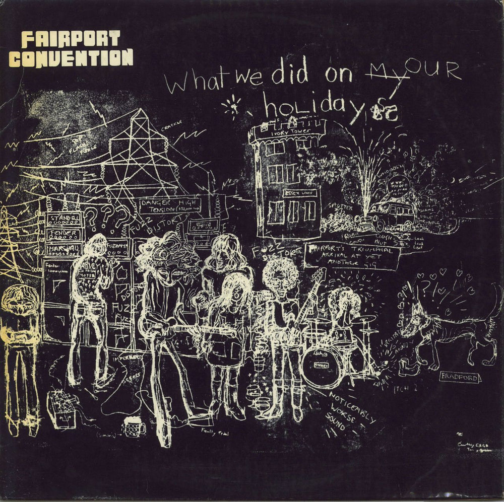 Fairport Convention What We Did On Our Holidays - 1st - EX UK vinyl LP album (LP record) ILPS9092