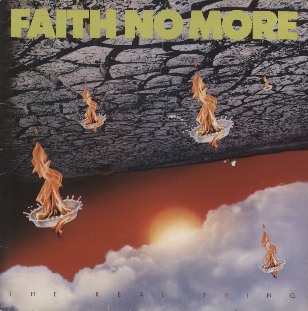 Faith No More The Real Thing - VG UK vinyl LP album (LP record) 828154-1