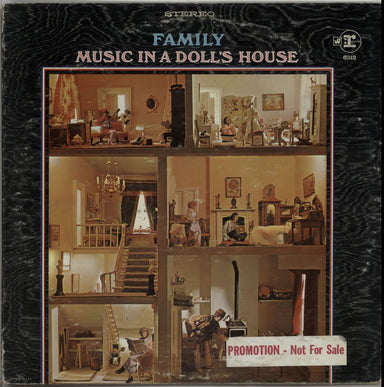 Family Music In A Doll's House US Promo vinyl LP album (LP record) RS6312