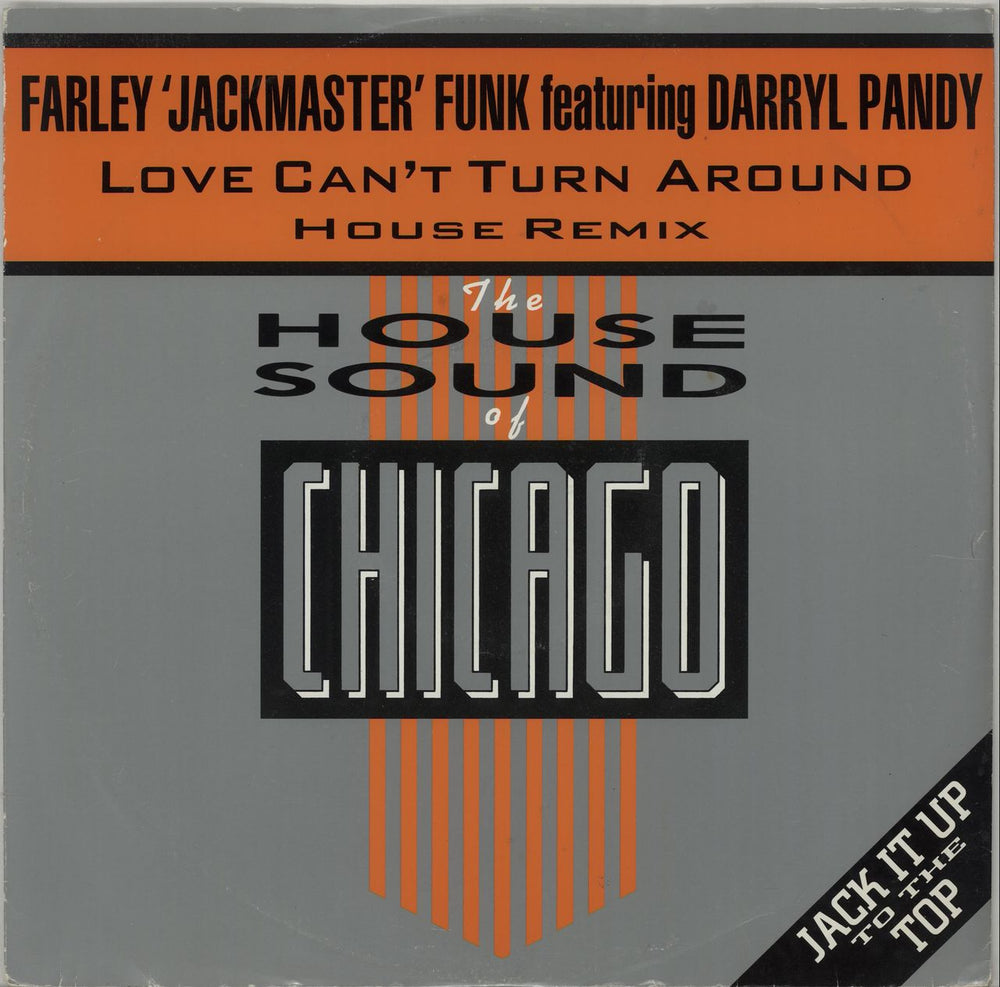 Farley Jackmaster Funk Love Can't Turn Around UK 12" vinyl single (12 inch record / Maxi-single) LONXR105