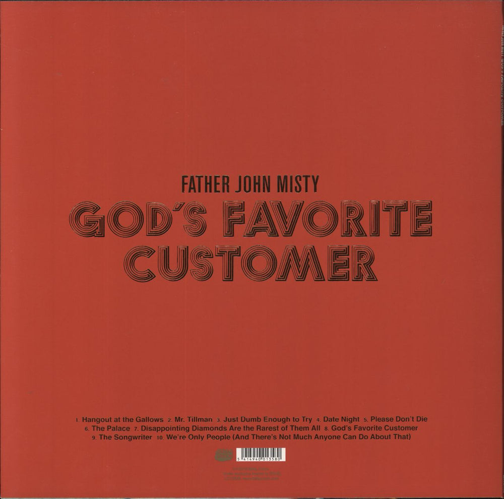 Father John Misty God's Favorite Customer UK vinyl LP album (LP record) 098787124514