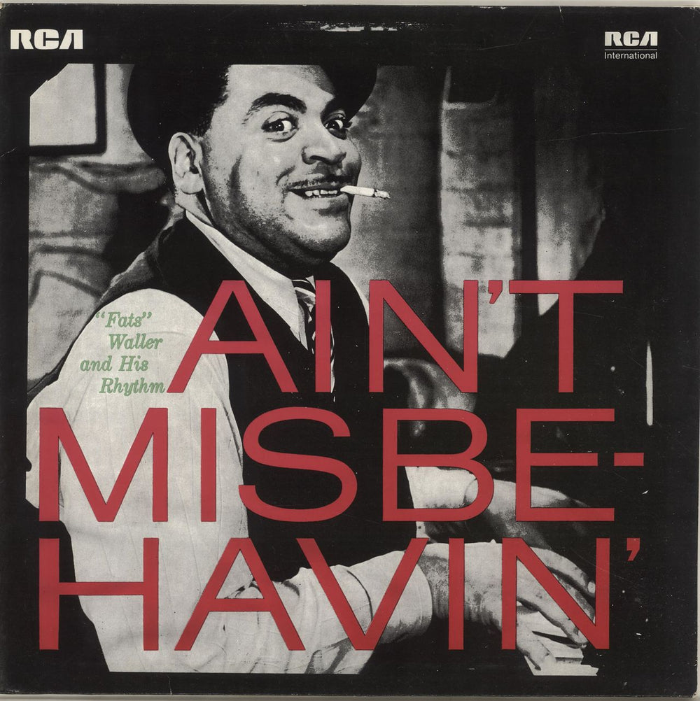 Fats Waller Ain't Misbehavin' UK vinyl LP album (LP record) NL89087