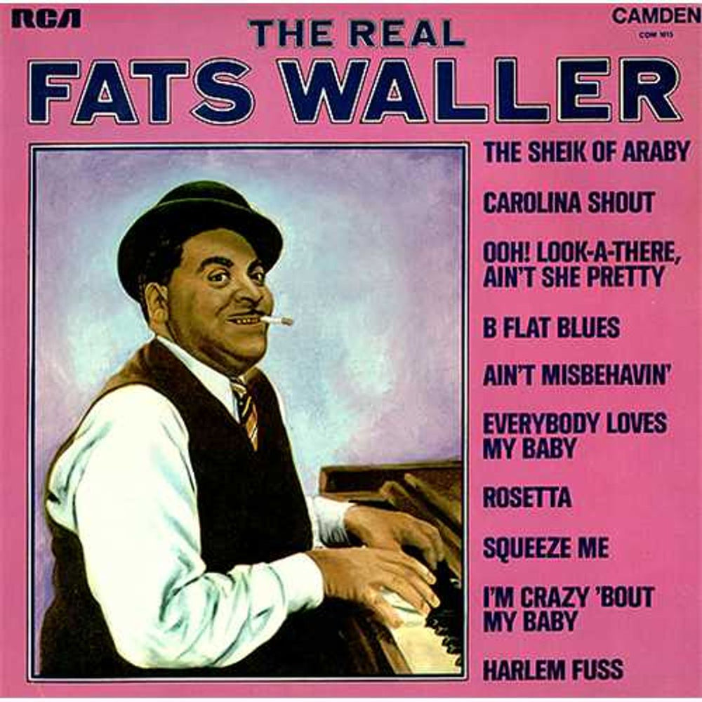 Fats Waller The Real Fats Waller UK vinyl LP album (LP record) CDM1015