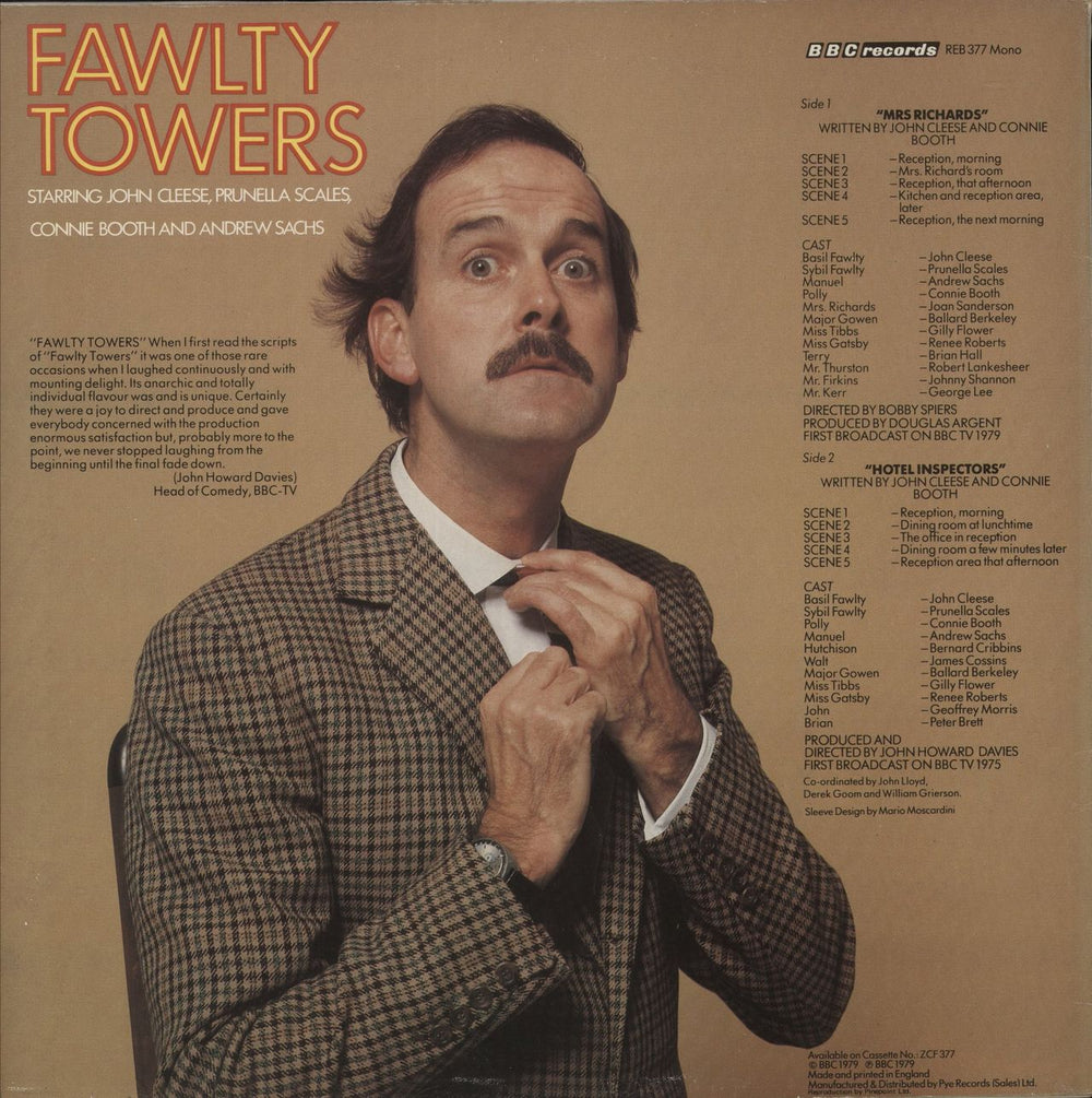 Fawlty Towers Fawlty Towers UK vinyl LP album (LP record)