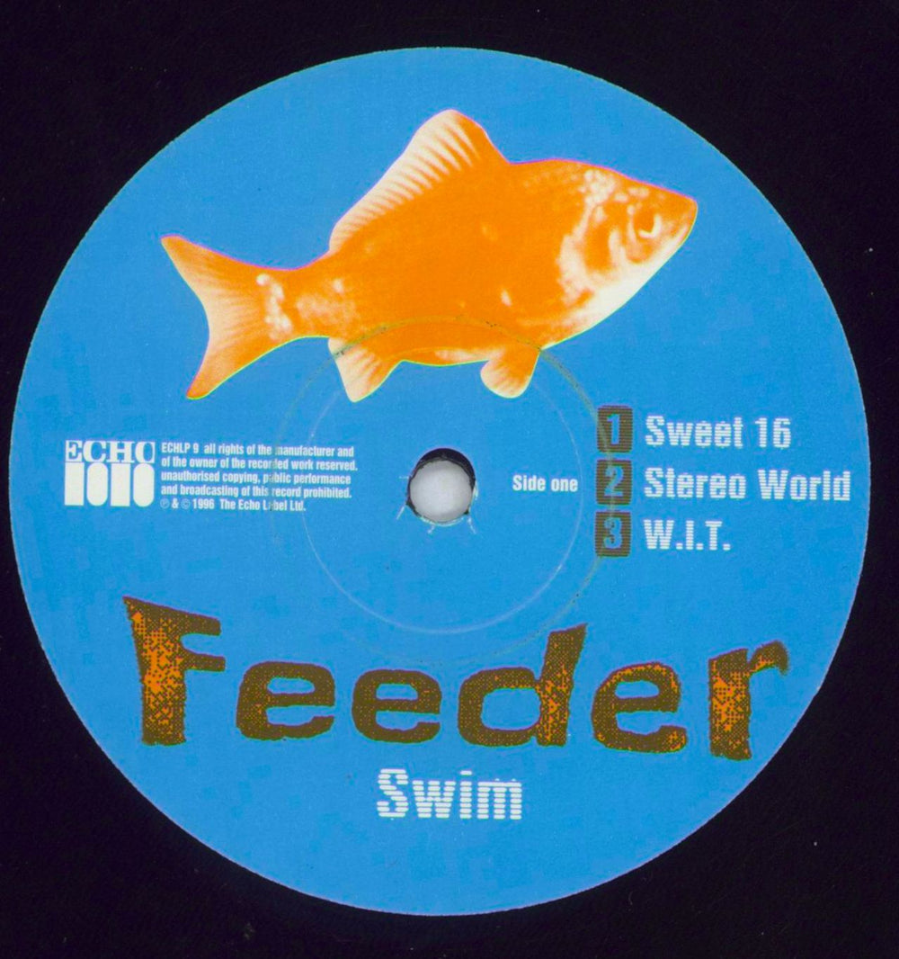 Feeder Swim UK vinyl LP album (LP record) FEELPSW276931