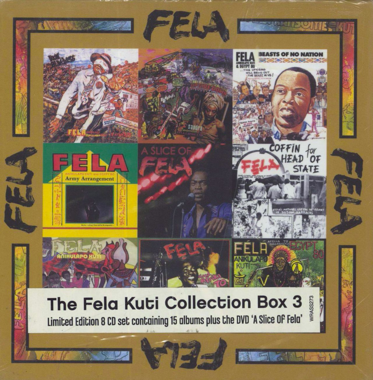 Fela Kuti Limited Edition Box Set Three - Sealed UK Cd album box set —  RareVinyl.com