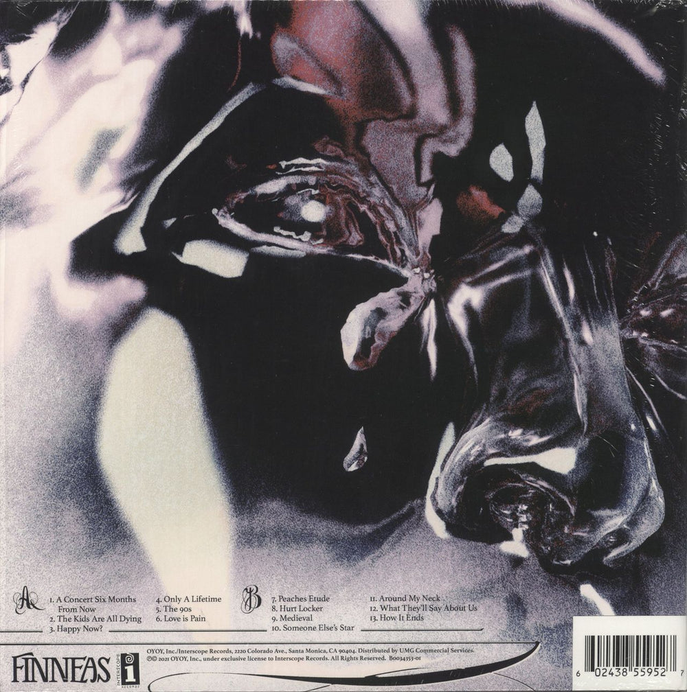 Finneas Optimist - White Vinyl US vinyl LP album (LP record) 602438559527