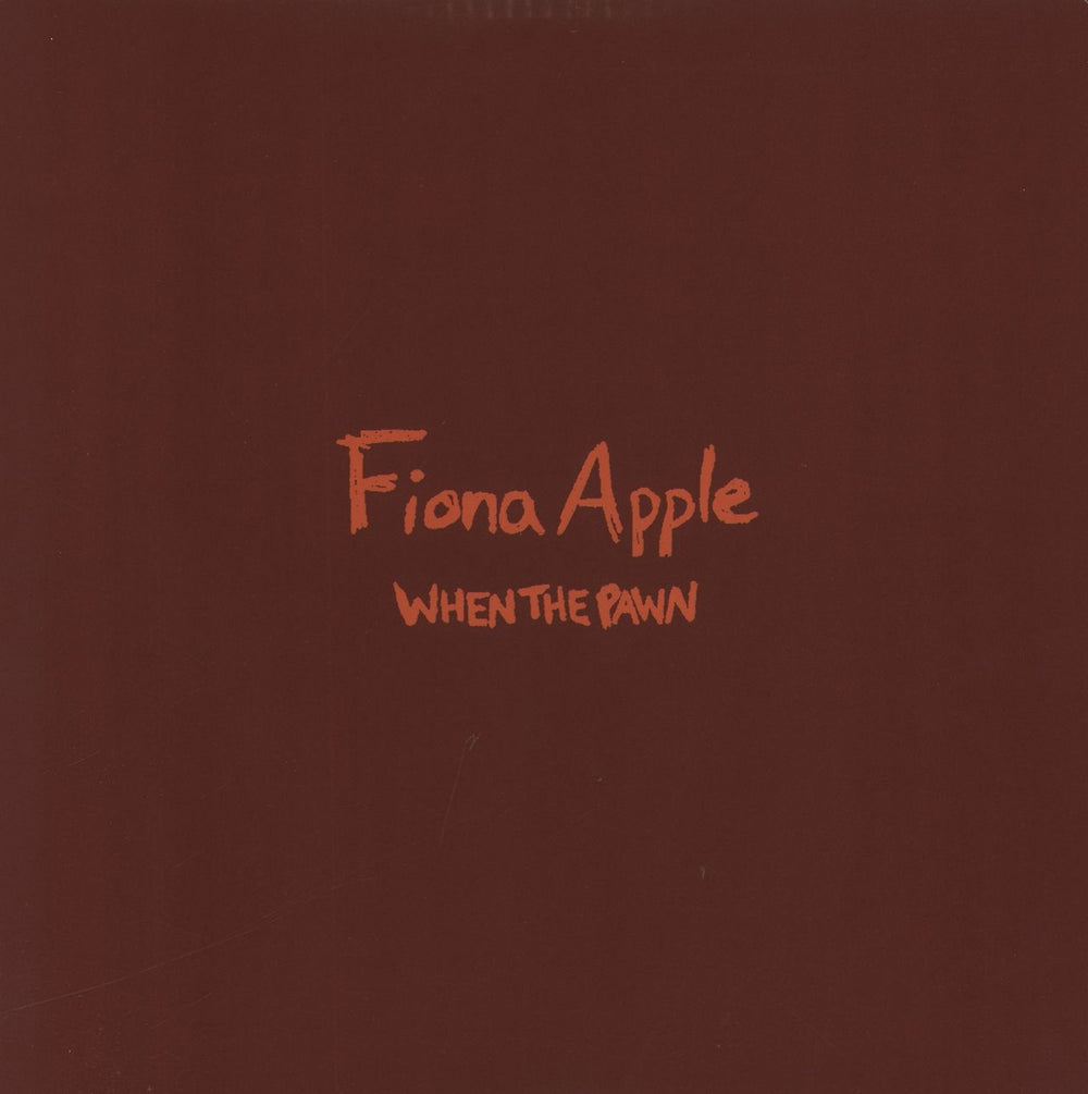 Fiona Apple When The Pawn - VMP 180gm US vinyl LP album (LP record) 88985415301