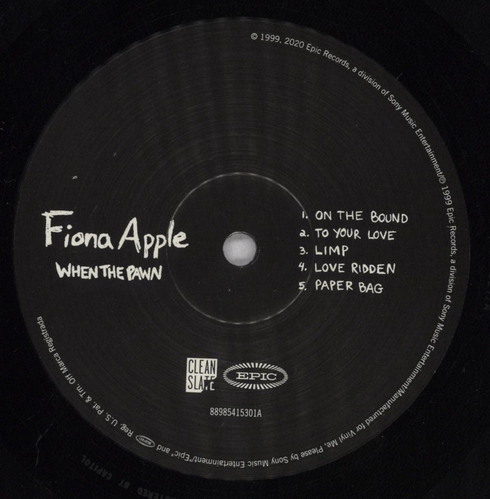 Fiona Apple When The Pawn - VMP 180gm US vinyl LP album (LP record) FIALPWH836909