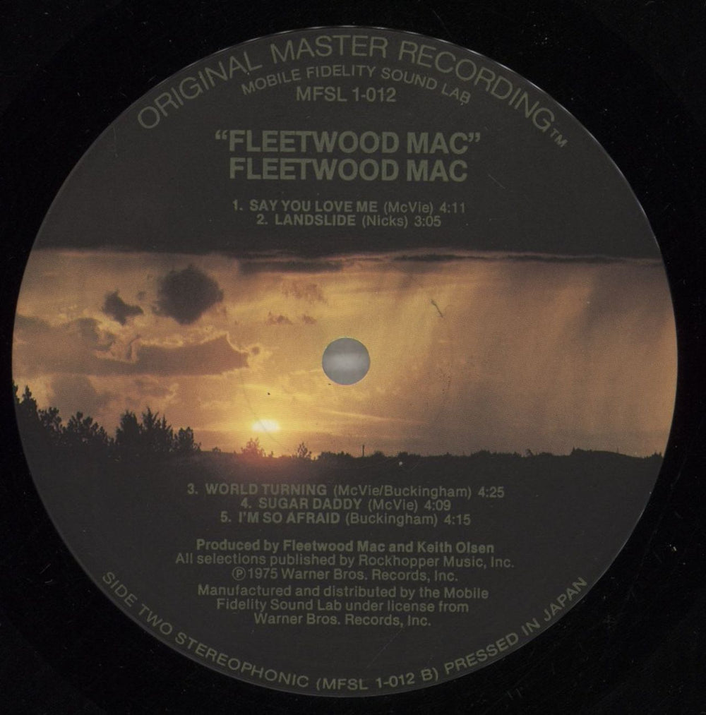 Fleetwood Mac Fleetwood Mac - EX US vinyl LP album (LP record) MACLPFL780106