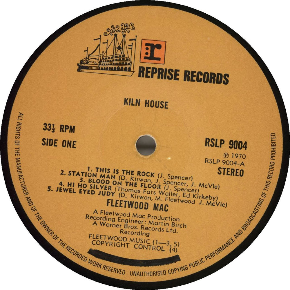 Fleetwood Mac Kiln House + Insert - EX UK vinyl LP album (LP record)