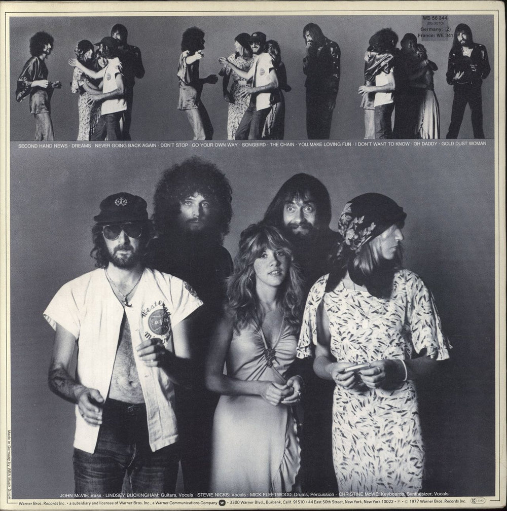 Fleetwood Mac Rumours - 1st German vinyl LP album (LP record)