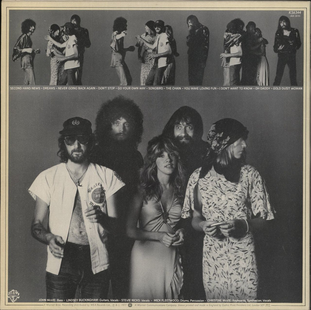 Fleetwood Mac Rumours - 1st + Insert UK vinyl LP album (LP record)