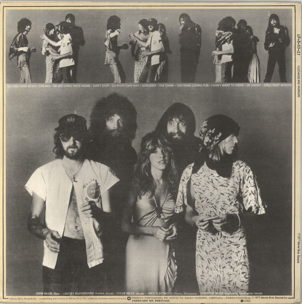 Fleetwood Mac Rumours Portugese vinyl LP album (LP record)