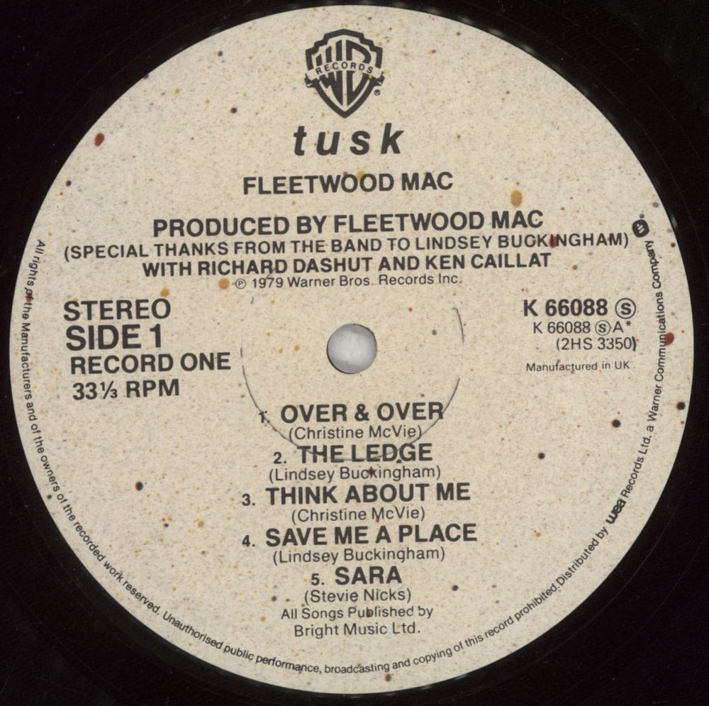 Fleetwood Mac Tusk - EX UK 2-LP vinyl record set (Double LP Album) MAC2LTU131193