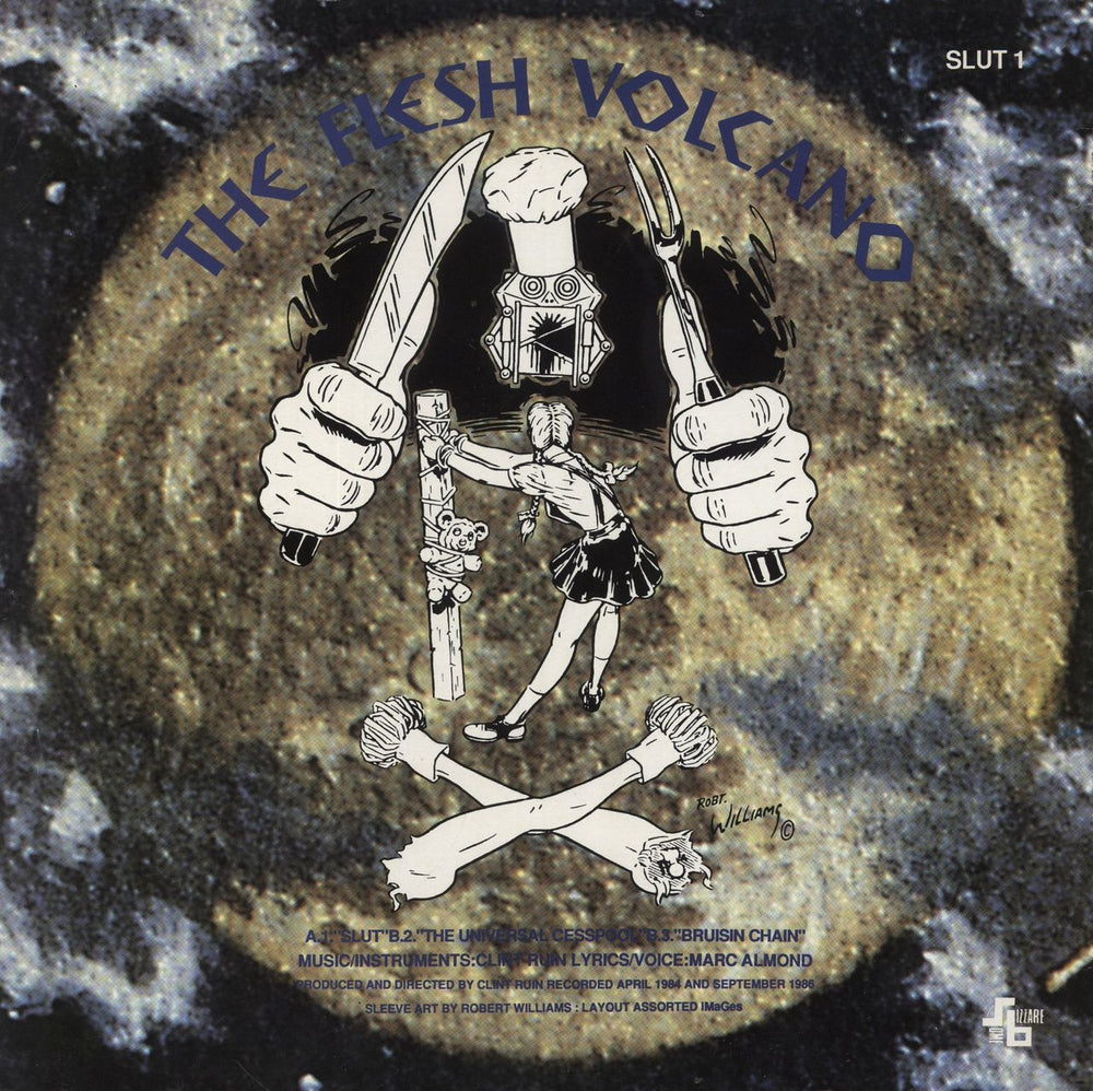 Flesh Volcano Slut UK 12" vinyl single (12 inch record / Maxi-single)