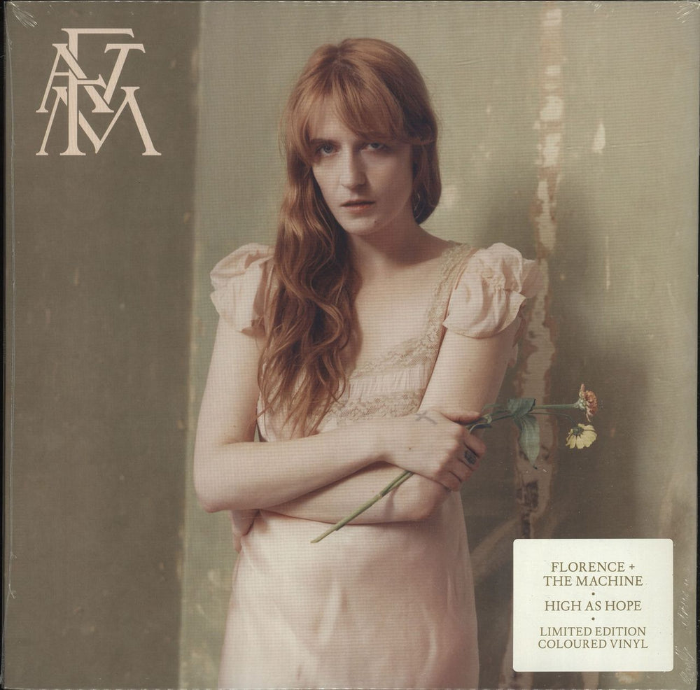 Florence + The Machine High As Hope - Yellow Vinyl - Sealed UK vinyl LP album (LP record) VX3204