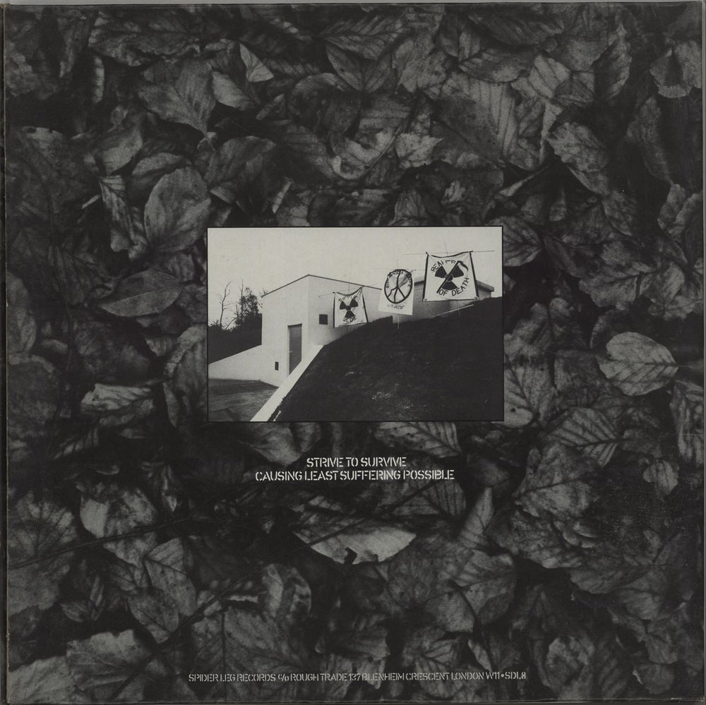 Flux Of Pink Indians Strive To Survive Causing Least Suffering Possible - EX UK vinyl LP album (LP record) FAJLPST660979