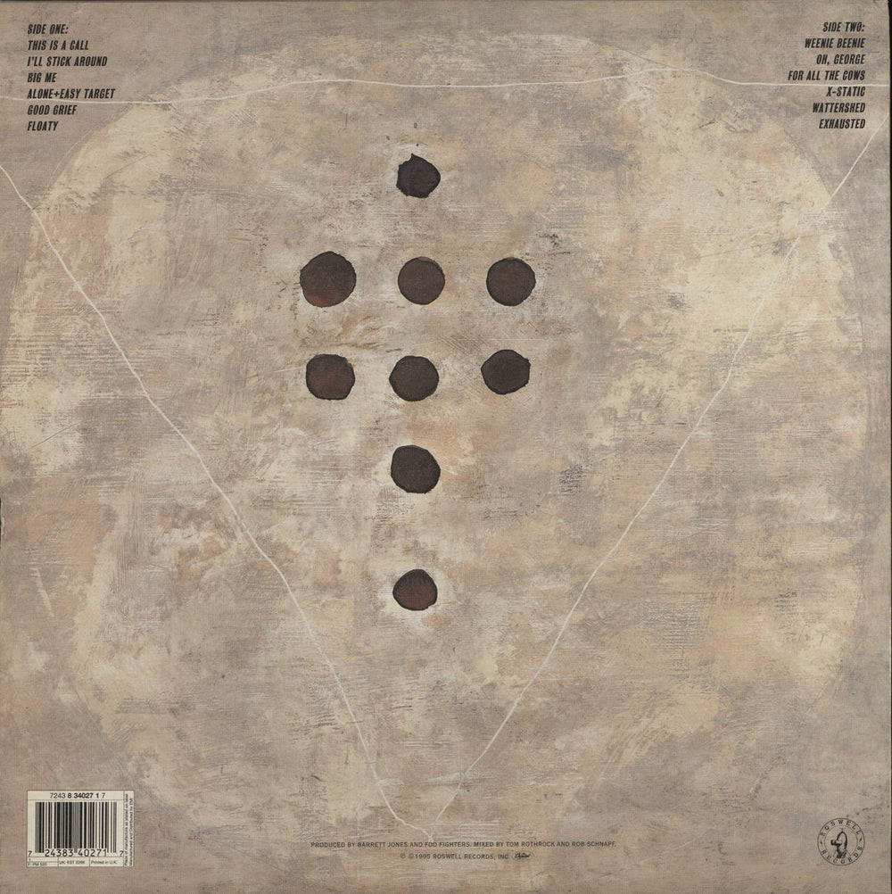 Foo Fighters Foo Fighters - VG UK vinyl LP album (LP record) 724383402717