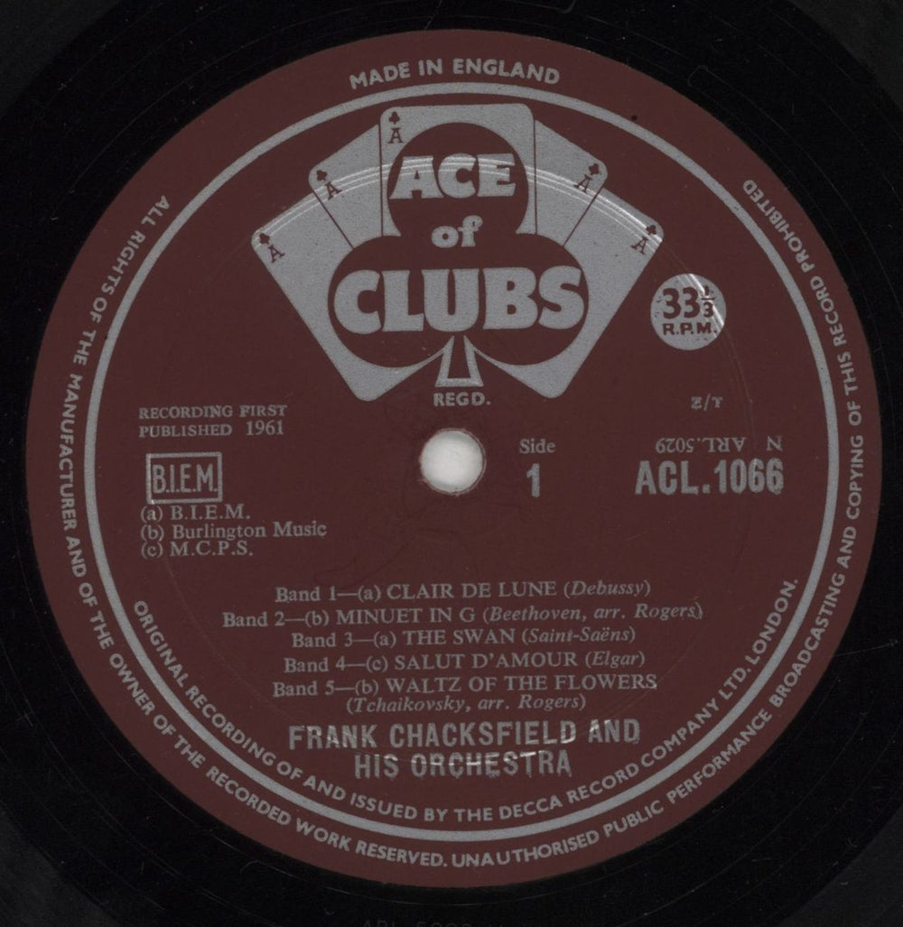 Frank Chacksfield Immortal Classics UK vinyl LP album (LP record) FCLLPIM854392