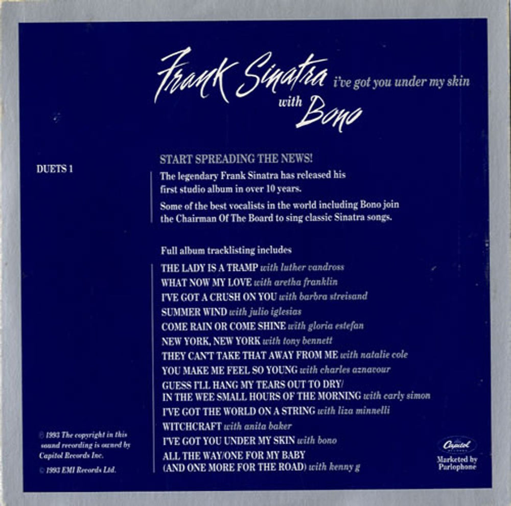 Frank Sinatra I've Got You Under My Skin UK Promo CD single (CD5 / 5") FRSC5IV24043