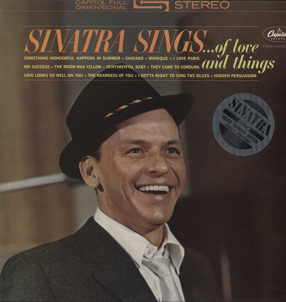 Frank Sinatra Sinatra Sings... Of Love And Things! - stickered p/s UK vinyl LP album (LP record) ED2601781