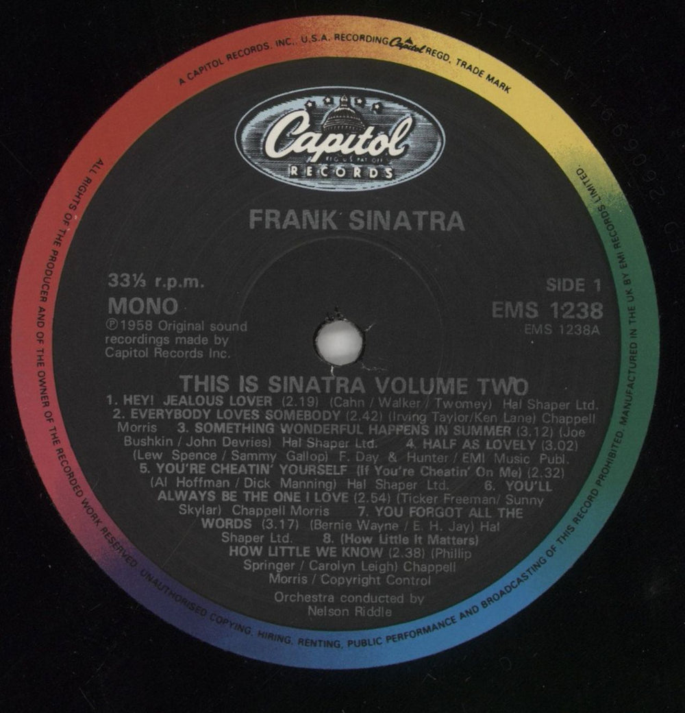 Frank Sinatra This Is Sinatra Volume Two UK vinyl LP album (LP record) FRSLPTH437194