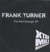 Frank Turner The Real Damage EP UK Promo CD-R acetate CD-R
