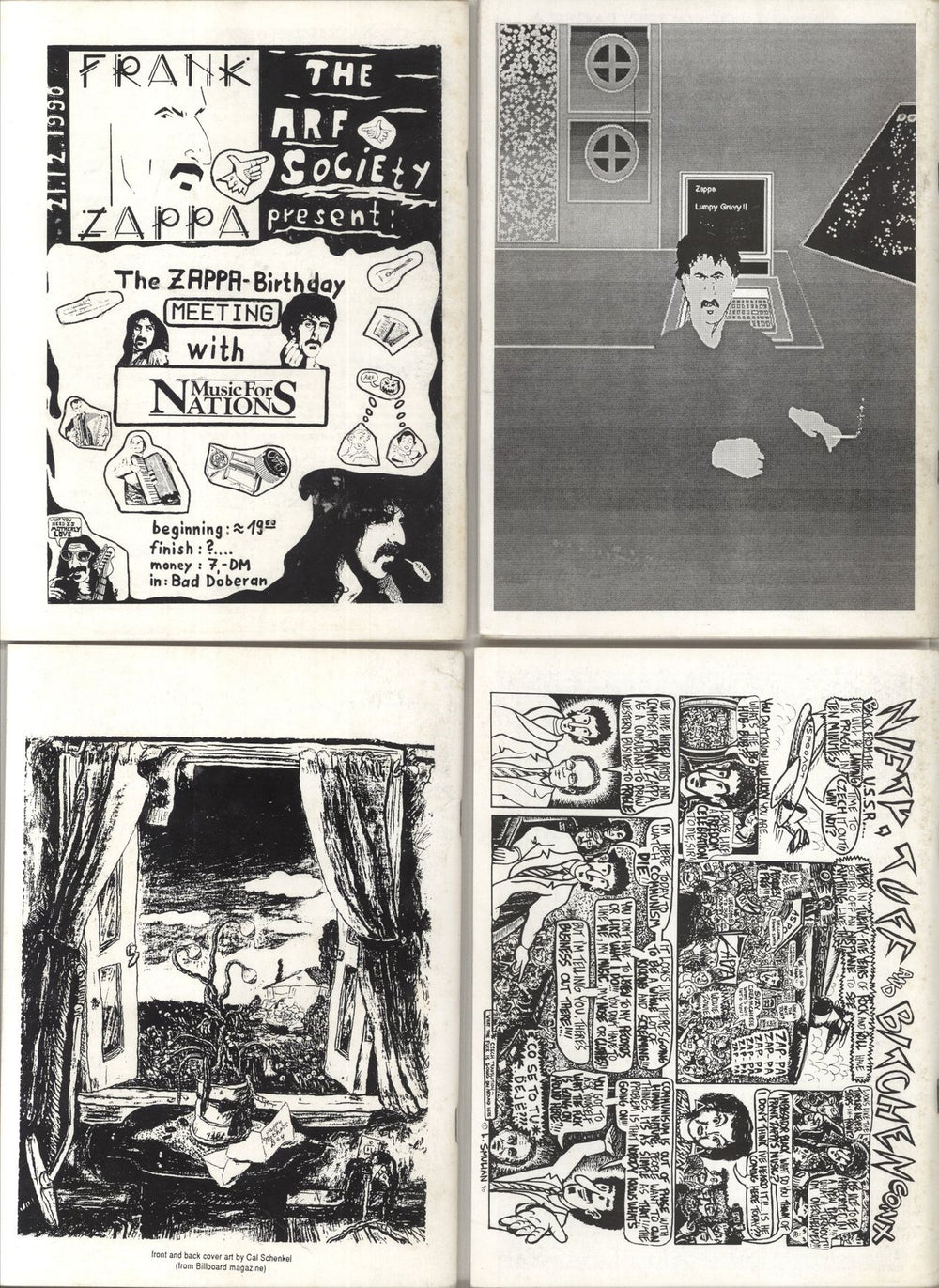 Frank Zappa Society Pages issues 2-5 US book