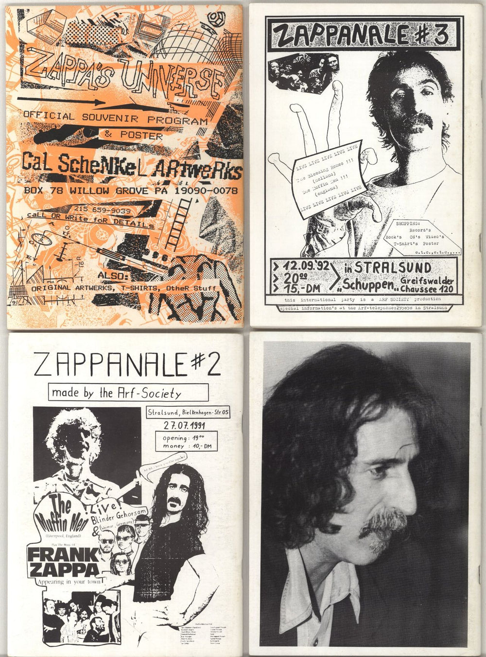 Frank Zappa Society Pages issues 6-9 US book