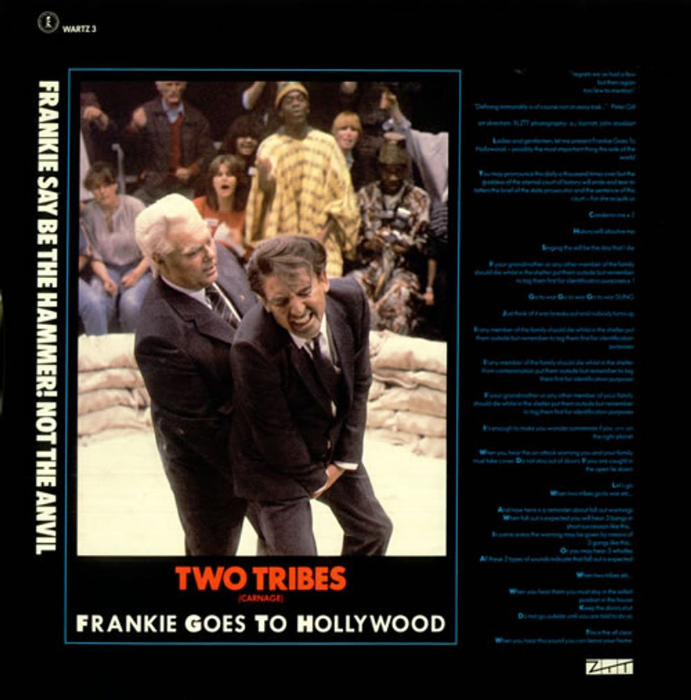 Frankie Goes To Hollywood War (Hidden) UK 12" vinyl single (12 inch record / Maxi-single) FGT12WA14139