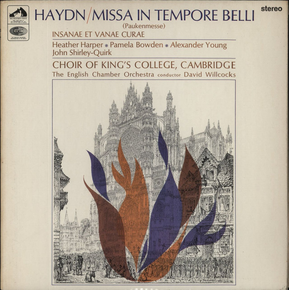 Franz Joseph Haydn Paukenmesse 'Missa in Tempore Belli' UK vinyl LP album (LP record) ASD2303