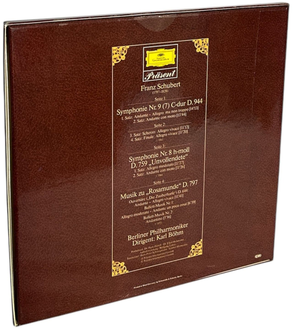 Franz Schubert Schubert: Symphonien Nr. 8 "Unvollendete" & Nr. 9 "Die Große" / Musik Zu "Rosamunde" German Vinyl Box Set