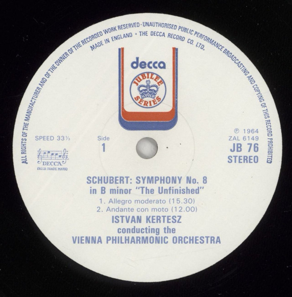 Franz Schubert Schubert: Symphony No. 8 “Unfinished” / Three Overtures UK vinyl LP album (LP record) FT2LPSC874951