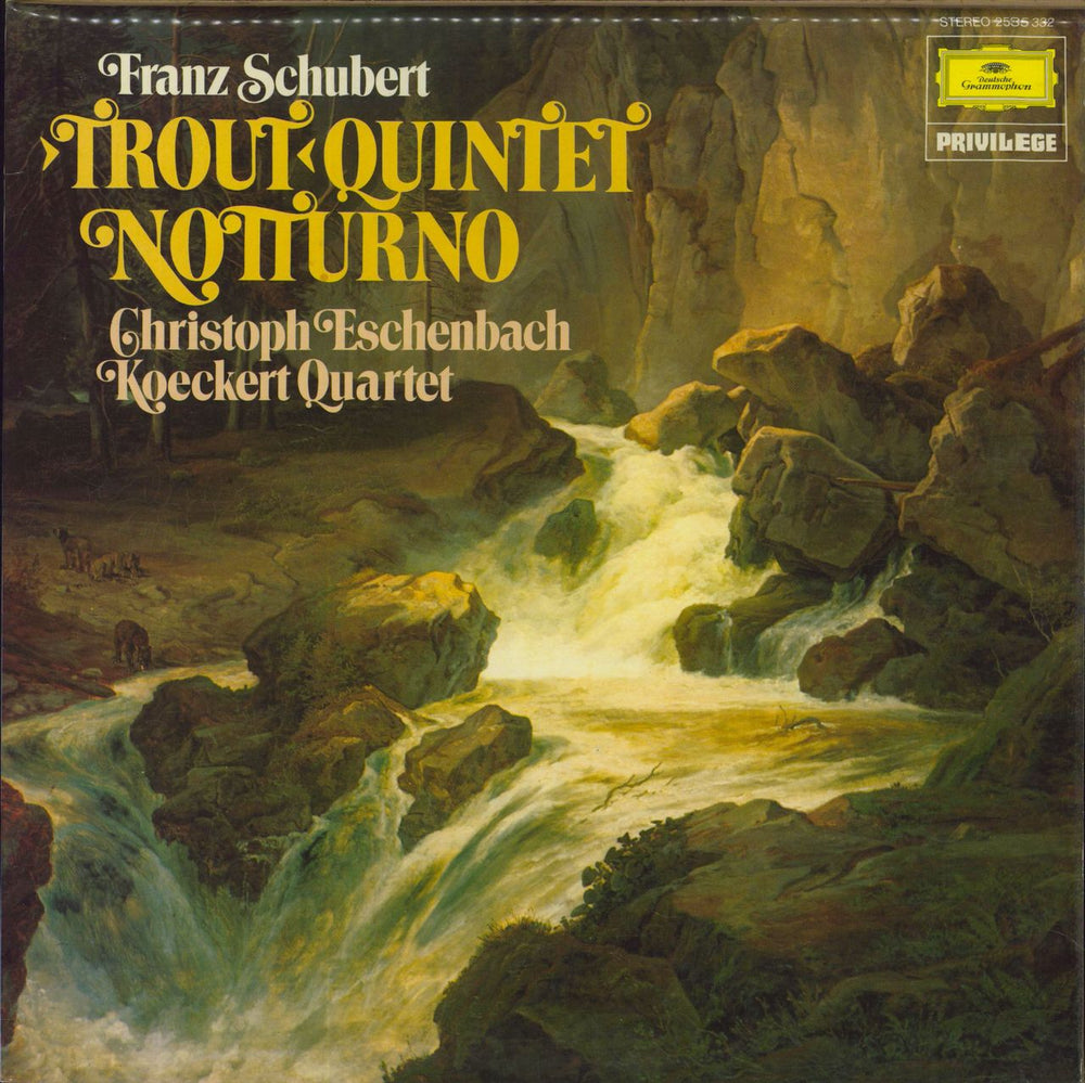 Franz Schubert Schubert: "Trout" Quintet / Notturno UK vinyl LP album (LP record) 2535332