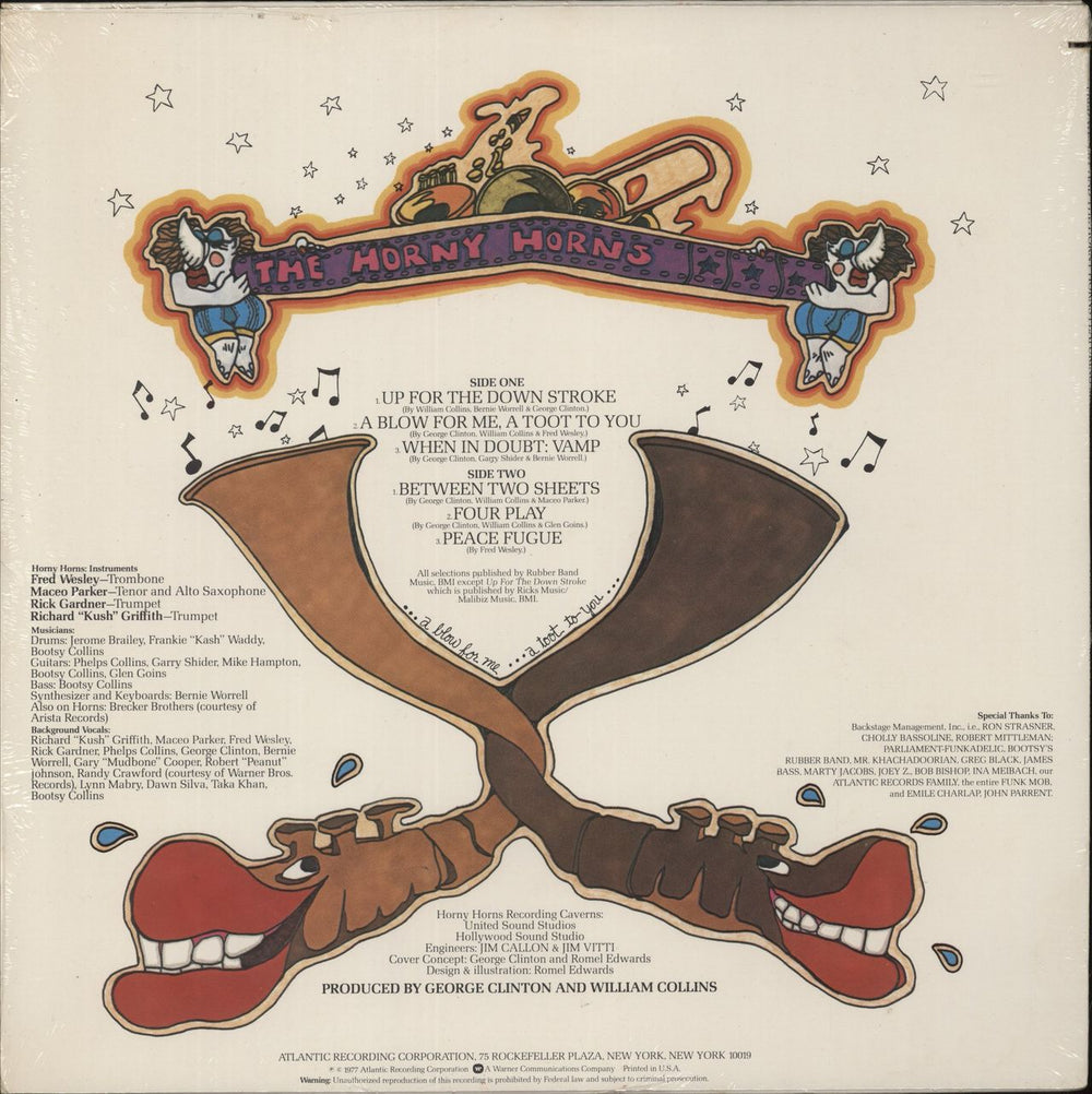 Fred Wesley A Blow For Me, A Toot To You German vinyl LP album (LP record)